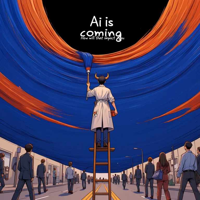 AI-generated image of Halfmoon AI